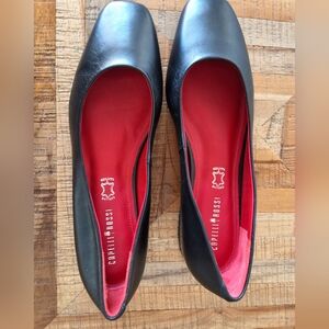 Capelli of New York Women's Black Leather Pumps